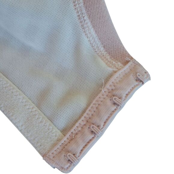 Cacique Bra 40F Lightly Lined Balconette Smooth Underwire Blush Pink Stripes - Picture 5 of 16